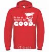 Men`s hoodie No date on Valentine's Day GOOD bright-red фото