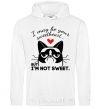 Men`s hoodie I may be your sweetheart White фото