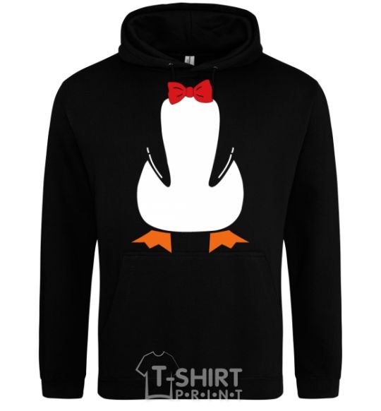 Men`s hoodie Penguin suit black фото