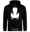 Men`s hoodie Penguin suit black фото