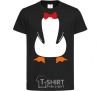 Kids T-shirt Penguin suit black фото