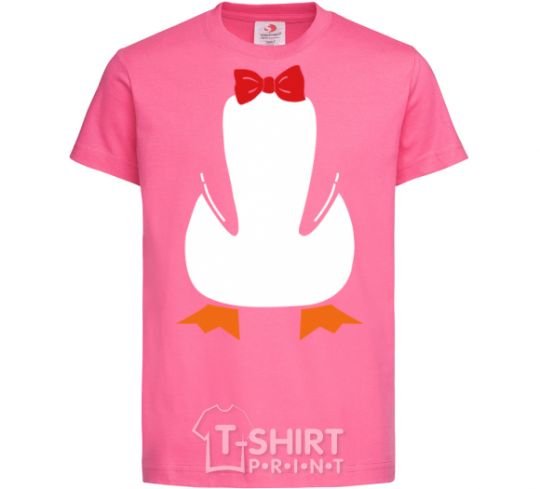 Kids T-shirt Penguin suit heliconia фото