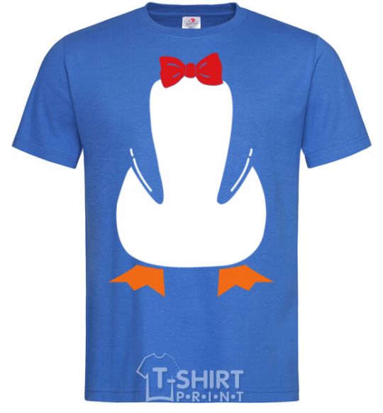 Men's T-Shirt Penguin suit royal-blue фото
