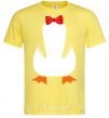 Men's T-Shirt Penguin suit cornsilk фото