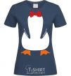 Женская футболка Penguin suit Темно-синий фото