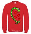 Sweatshirt Love snake boy yellow фото