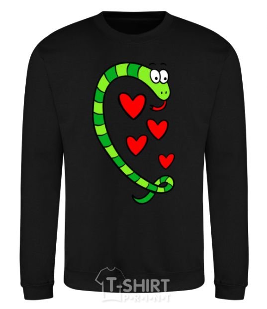 Sweatshirt Love snake boy black фото