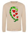 Sweatshirt Love snake boy sand фото