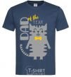 Men's T-Shirt Dad of the year navy-blue фото