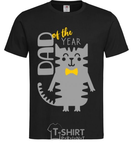 Men's T-Shirt Dad of the year black фото