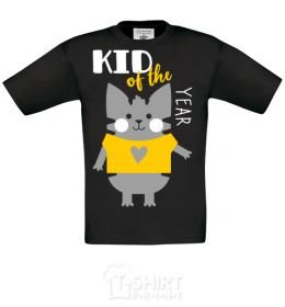 Kids T-shirt Kid of the year black фото