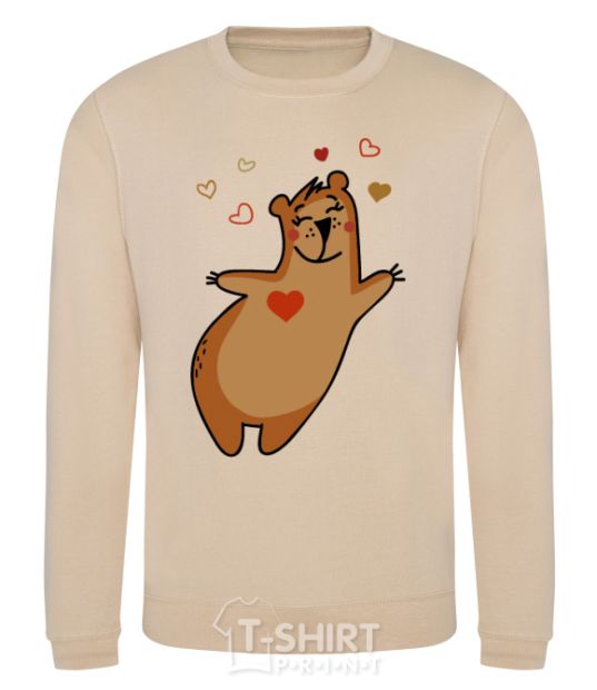 Sweatshirt Mama bear sand фото