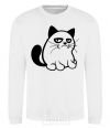 Sweatshirt Grupy cat boy White фото