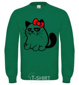 Sweatshirt Grupy cat girl orchid-green фото