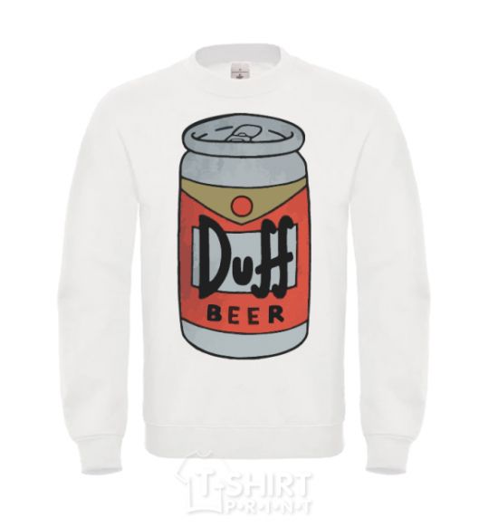 Свитшот Duff Белый фото