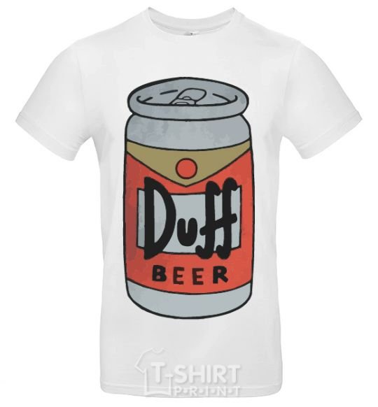 Мужская футболка Duff Белый фото