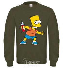 Sweatshirt Bart with a canister sand фото