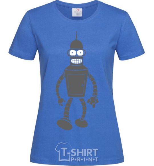Women's T-shirt Bender royal-blue фото
