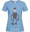 Women's T-shirt Bender sky-blue фото