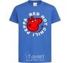 Детская футболка Red hot chili peppa Ярко-синий фото