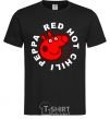 Мужская футболка Red hot chili peppa Черный фото