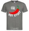 Мужская футболка Hey hot stuff Графит фото