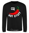 Sweatshirt Hey hot stuff black фото