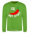 Sweatshirt Hey hot stuff orchid-green фото