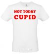 Мужская футболка Not today cupid Белый фото