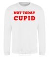 Свитшот Not today cupid Белый фото