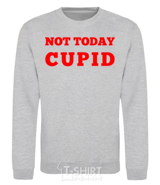 Sweatshirt Not today cupid sport-grey фото