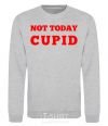 Свитшот Not today cupid Серый меланж фото