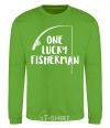 Sweatshirt One lucky fisherman orchid-green фото