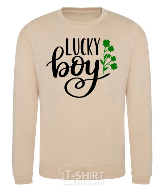 Sweatshirt Lucky boy sand фото