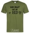 Men's T-Shirt Shine bright like an ECO millennial-khaki фото