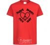 Kids T-shirt Make green not war red фото