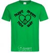 Men's T-Shirt Make green not war kelly-green фото