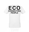 Мужская футболка ECO connecting people Белый фото