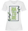 Женская футболка Nature book Белый фото