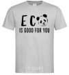Men's T-Shirt ECO is good for you grey фото