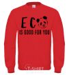 Sweatshirt ECO is good for you yellow фото