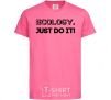 Kids T-shirt Ecology Just do it heliconia фото