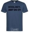 Мужская футболка Ecology Just do it Темно-синий фото