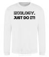 Sweatshirt Ecology Just do it White фото