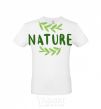 Men's T-Shirt Nature's inscription White фото