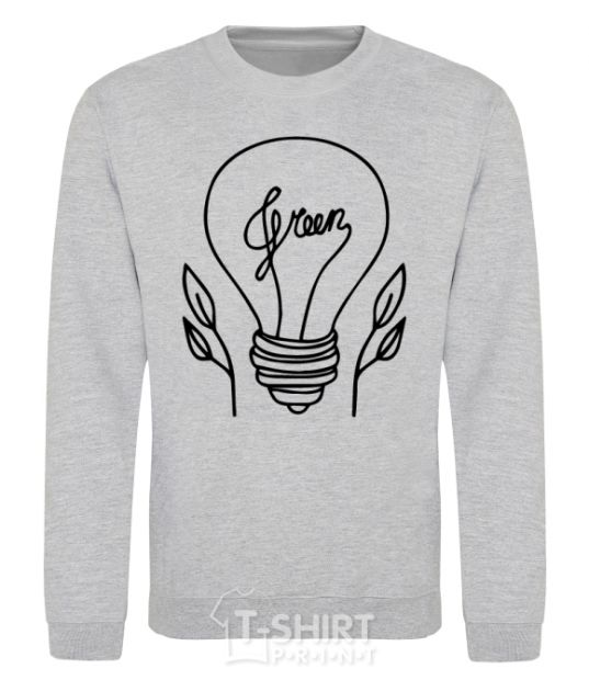 Sweatshirt Green light sport-grey фото