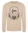 Sweatshirt Green light sand фото