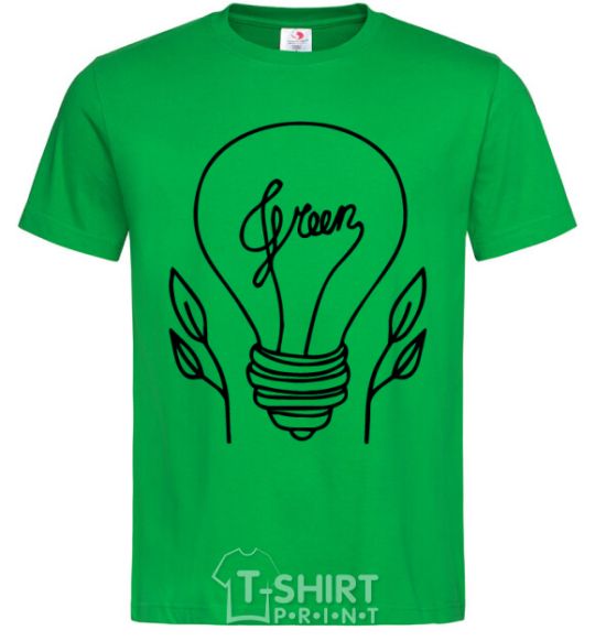 Men's T-Shirt Green light kelly-green фото