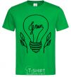 Men's T-Shirt Green light kelly-green фото