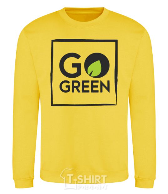 Sweatshirt Go green yellow фото